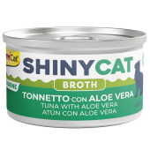 Пълноценна консервирана храна за котки GimCat  SHINYCAT TUNA WITH ALOE VERA парченца риба тон с алое вера 